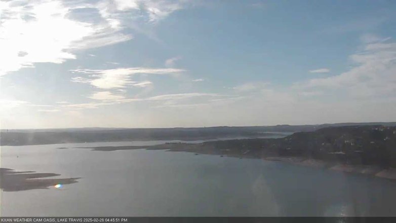 Lake Travis webcam, February 26, 2025 4:45 PM CT