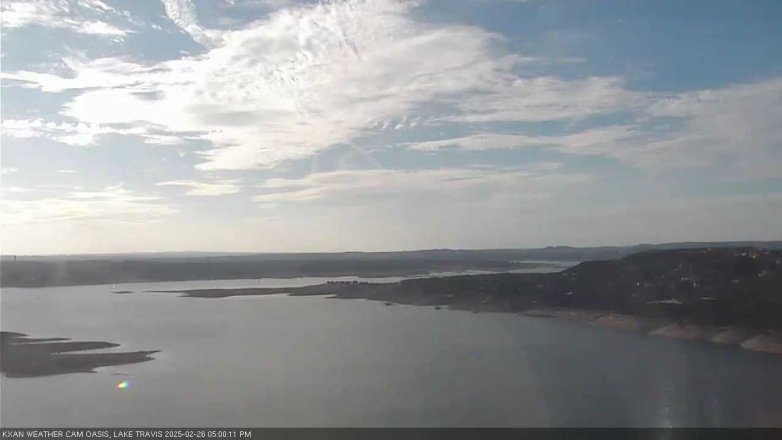 Lake Travis webcam, February 26, 2025 5:00 PM CT