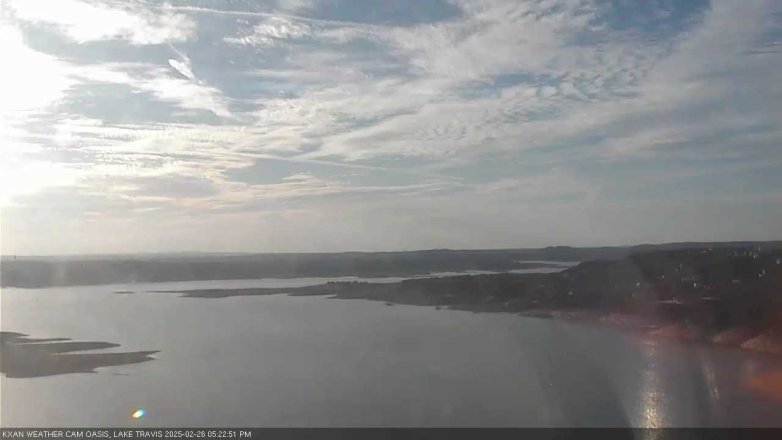 Lake Travis webcam, February 26, 2025 5:25 PM CT