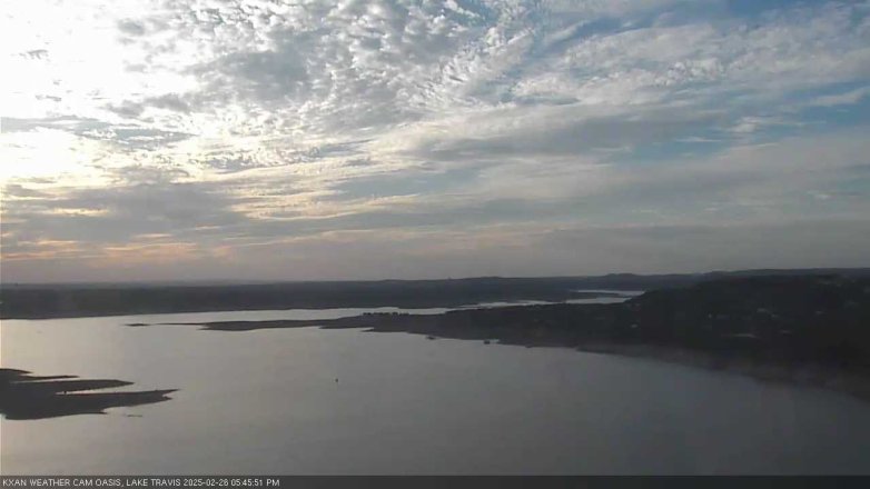 Lake Travis webcam, February 26, 2025 5:45 PM CT