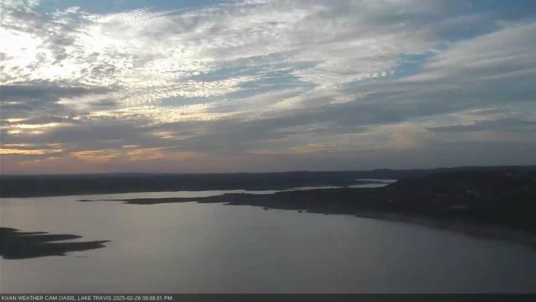 Lake Travis webcam, February 26, 2025 6:00 PM CT