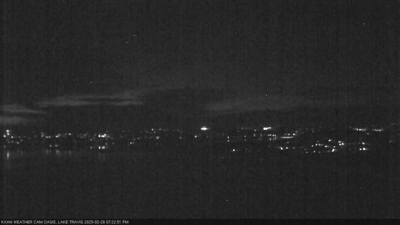 Lake Travis webcam, February 26, 2025 7:25 PM CT