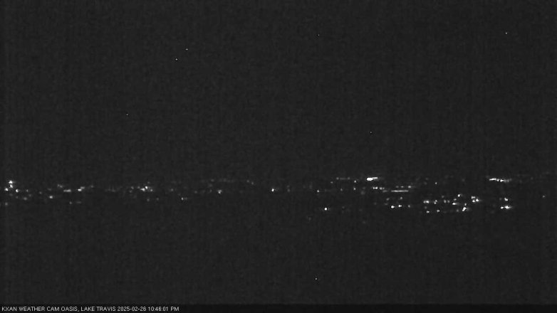 Lake Travis webcam, February 26, 2025 10:45 PM CT