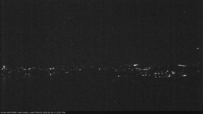 Lake Travis webcam, February 26, 2025 11:25 PM CT