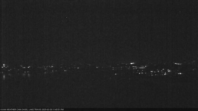 Lake Travis webcam, February 26, 2025 11:45 PM CT