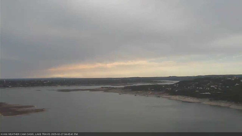 Lake Travis webcam, February 27, 2025 4:45 PM CT