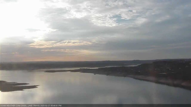 Lake Travis webcam, February 27, 2025 5:45 PM CT