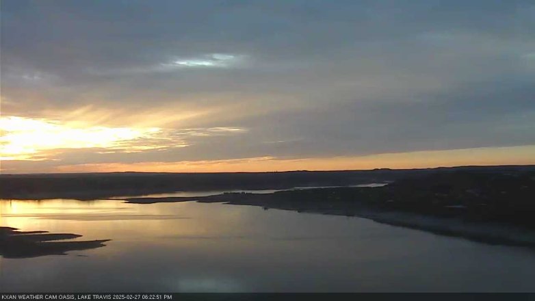 Lake Travis webcam, February 27, 2025 6:25 PM CT