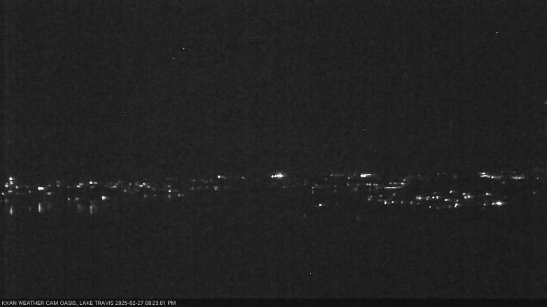 Lake Travis webcam, February 27, 2025 8:25 PM CT
