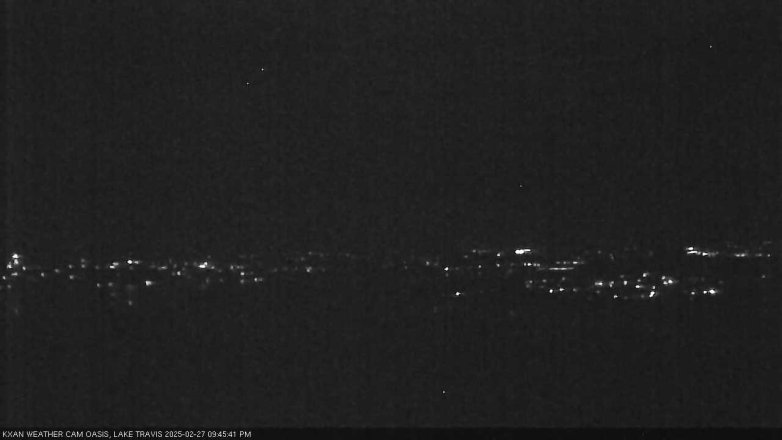 Lake Travis webcam, February 27, 2025 9:45 PM CT