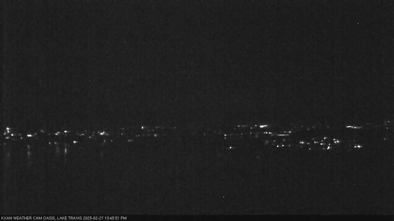 Lake Travis webcam, February 27, 2025 10:45 PM CT
