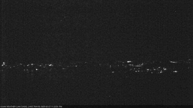 Lake Travis webcam, February 27, 2025 11:25 PM CT