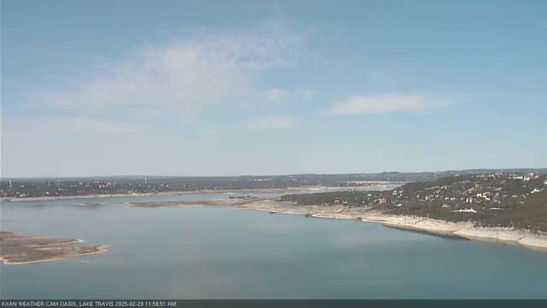 Lake Travis webcam, February 28, 2025 12:00 PM CT