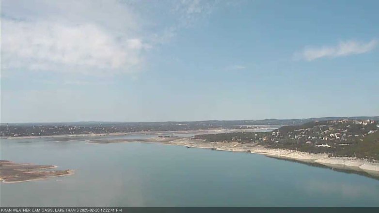 Lake Travis webcam, February 28, 2025 12:25 PM CT