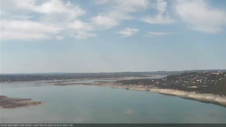 Lake Travis webcam, February 28, 2025 1:45 PM CT