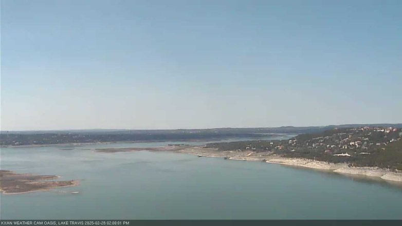 Lake Travis webcam, February 28, 2025 2:00 PM CT