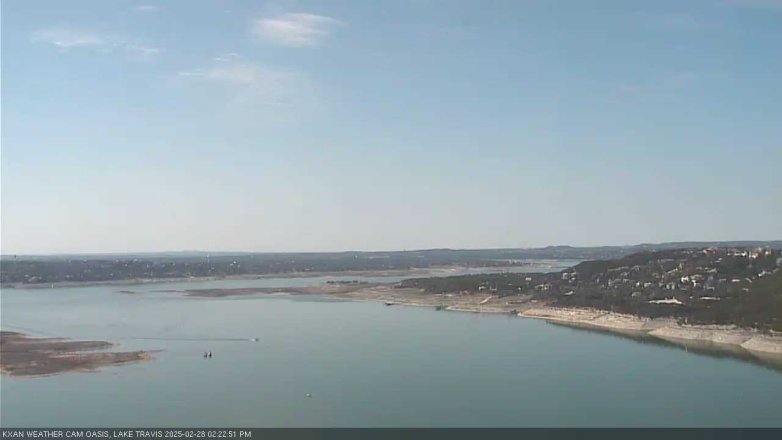 Lake Travis webcam, February 28, 2025 2:25 PM CT