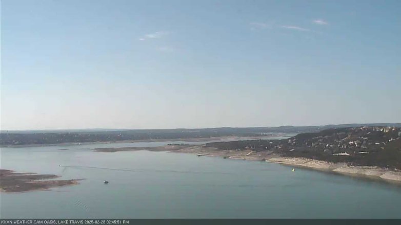 Lake Travis webcam, February 28, 2025 2:45 PM CT