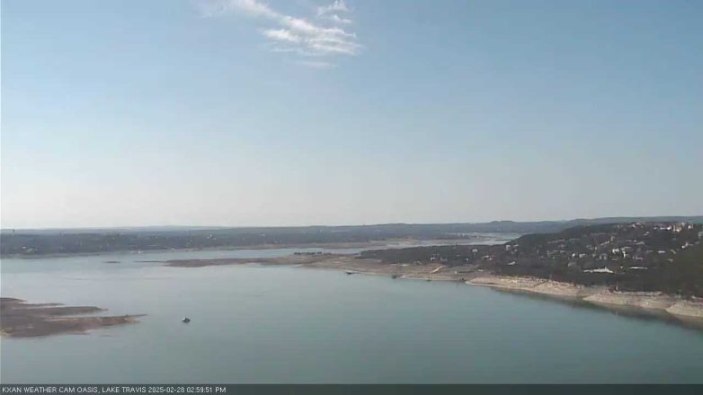 Lake Travis webcam, February 28, 2025 3:00 PM CT