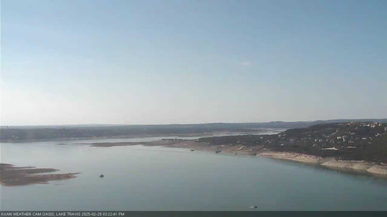 Lake Travis webcam, February 28, 2025 3:25 PM CT