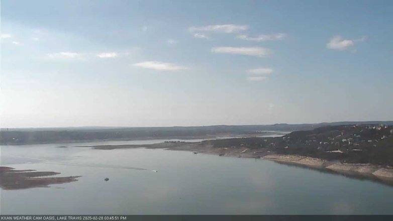 Lake Travis webcam, February 28, 2025 3:45 PM CT