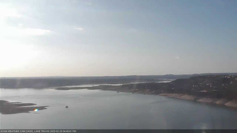 Lake Travis webcam, February 28, 2025 4:45 PM CT