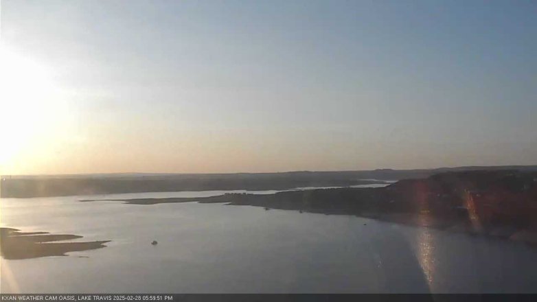 Lake Travis webcam, February 28, 2025 6:00 PM CT
