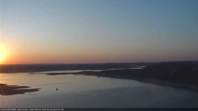 Lake Travis webcam, February 28, 2025 6:25 PM CT