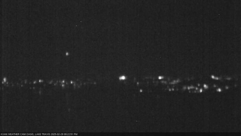 Lake Travis webcam, February 28, 2025 8:25 PM CT