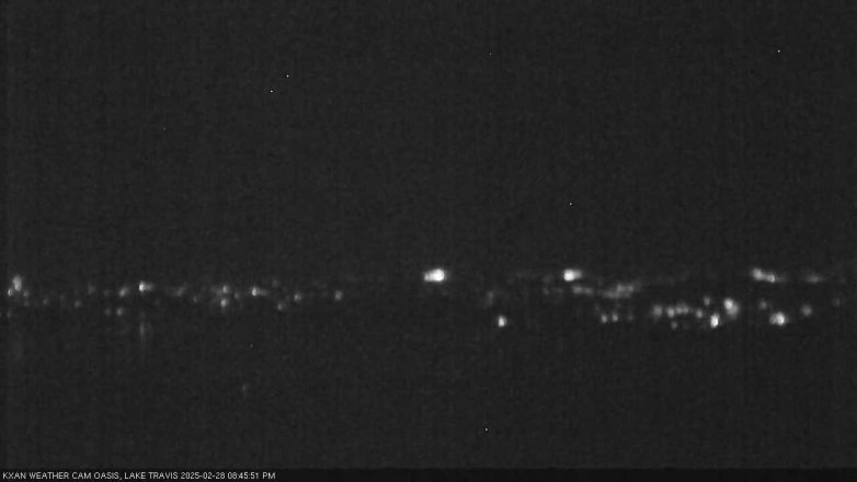 Lake Travis webcam, February 28, 2025 8:45 PM CT