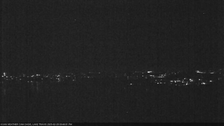 Lake Travis webcam, February 28, 2025 9:45 PM CT