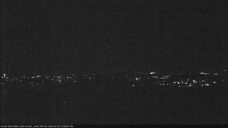 Lake Travis webcam, February 28, 2025 10:00 PM CT