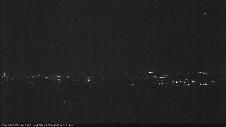 Lake Travis webcam, February 28, 2025 11:00 PM CT