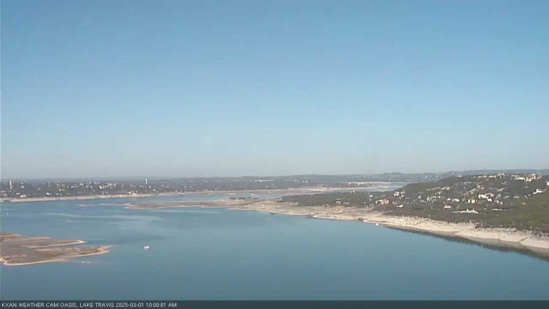 Lake Travis webcam, March 1, 2025 10:00 AM CT
