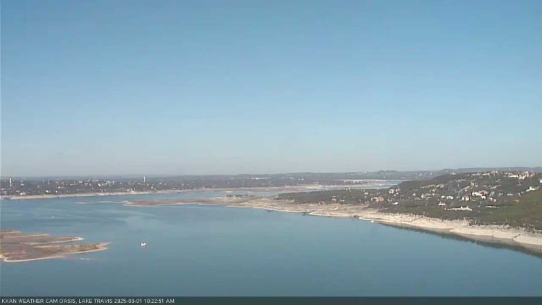 Lake Travis webcam, March 1, 2025 10:25 AM CT