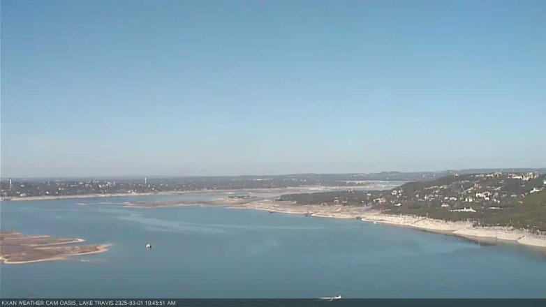 Lake Travis webcam, March 1, 2025 10:45 AM CT