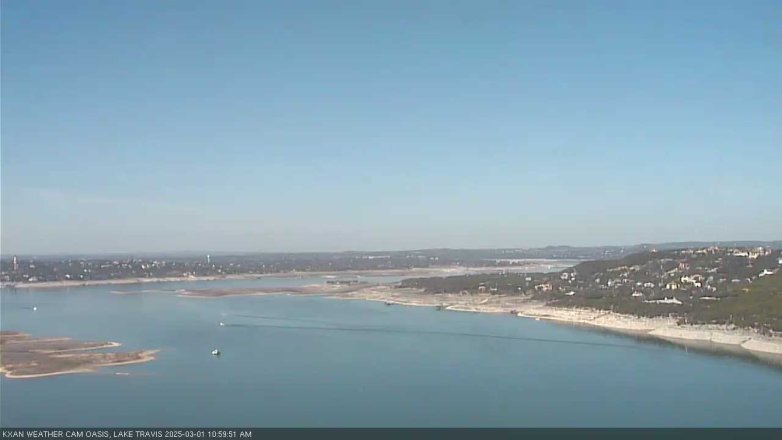 Lake Travis webcam, March 1, 2025 11:00 AM CT