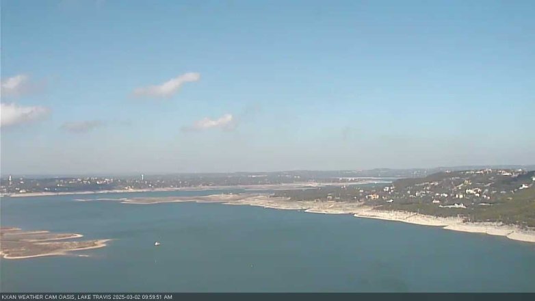 Lake Travis webcam, March 2, 2025 10:00 AM CT