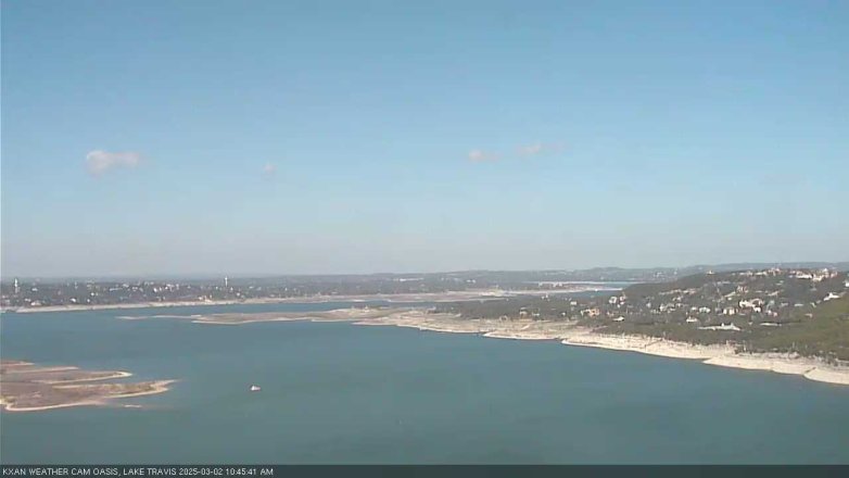 Lake Travis webcam, March 2, 2025 10:45 AM CT