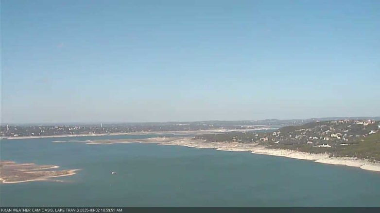 Lake Travis webcam, March 2, 2025 11:00 AM CT