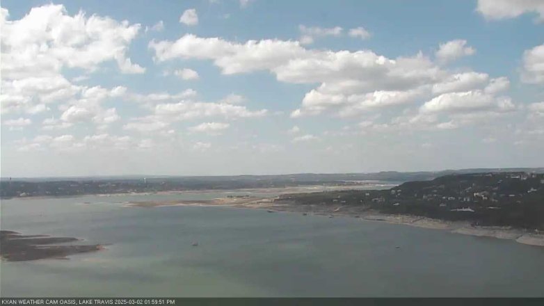 Lake Travis webcam, March 2, 2025 2:00 PM CT