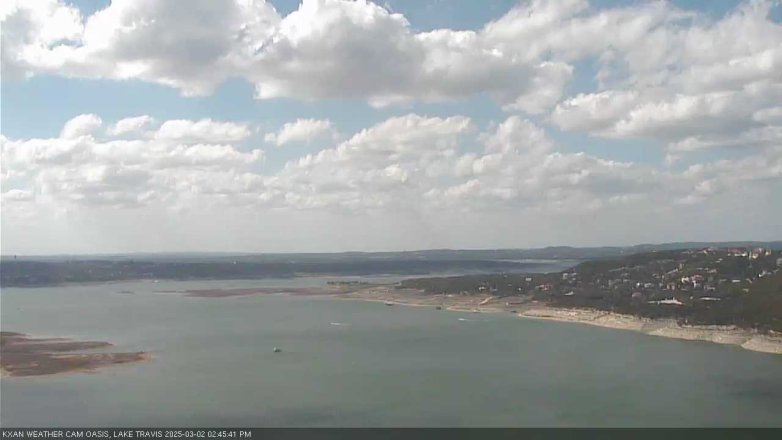 Lake Travis webcam, March 2, 2025 2:45 PM CT