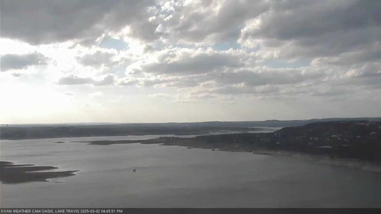 Lake Travis webcam, March 2, 2025 4:45 PM CT