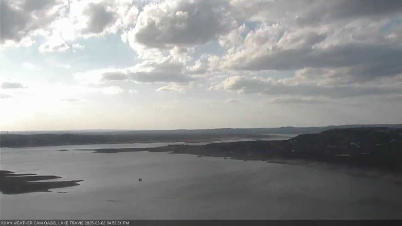 Lake Travis webcam, March 2, 2025 5:00 PM CT