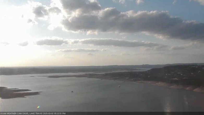 Lake Travis webcam, March 2, 2025 5:25 PM CT