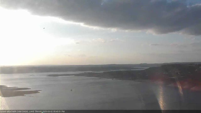 Lake Travis webcam, March 2, 2025 5:45 PM CT