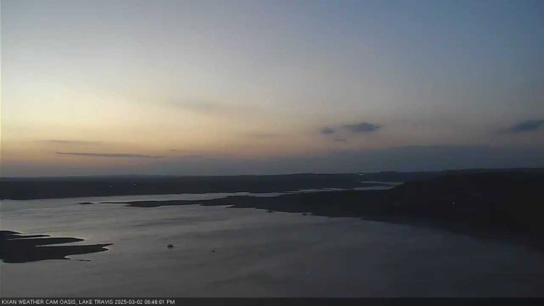 Lake Travis webcam, March 2, 2025 6:45 PM CT