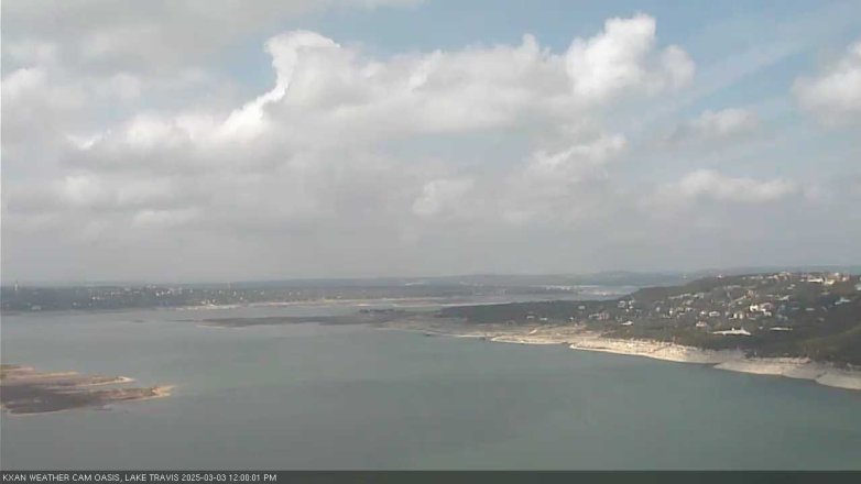 Lake Travis webcam, March 3, 2025 12:00 PM CT