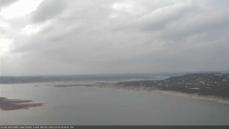 Lake Travis webcam, March 3, 2025 3:45 PM CT