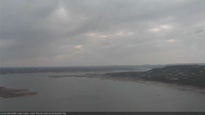 Lake Travis webcam, March 3, 2025 5:00 PM CT